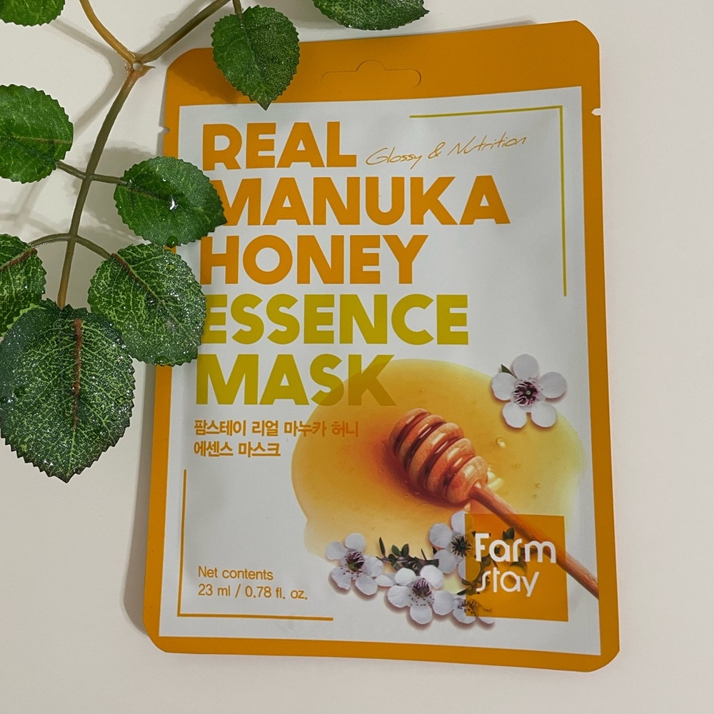 New $5ea OR 5/$18 FARM STAY Manuka Honey Hydrating Essence Sheet Face Mask